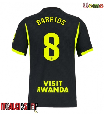 Atletico Madrid Pablo Barrios #8 Seconda Maglia 2026-27 Manica Corta
